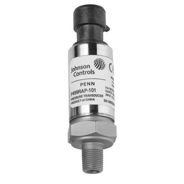 Johnson Controls Pressure Transmitter, 0 to 750 psi, 1/8 - P499RAP-107C