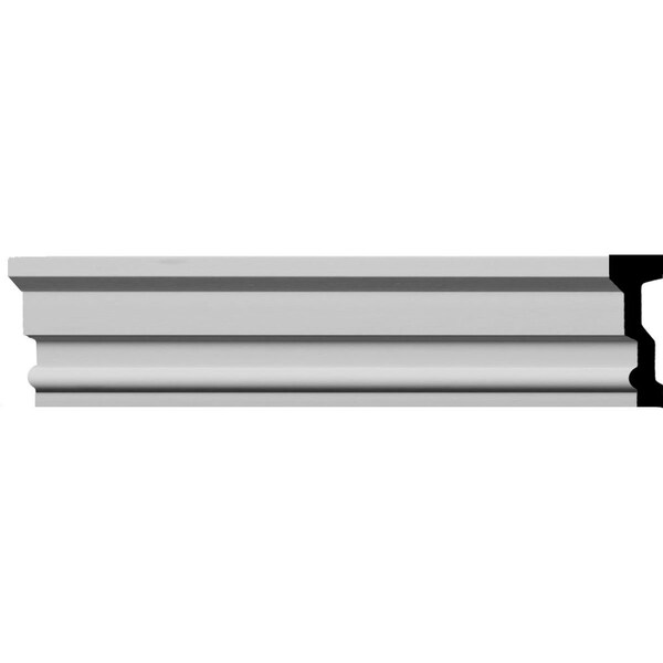 Ekena Millwork 5 1/2"H x 2"P x 94 1/2"L Panel Moulding - PML06X02PN-3