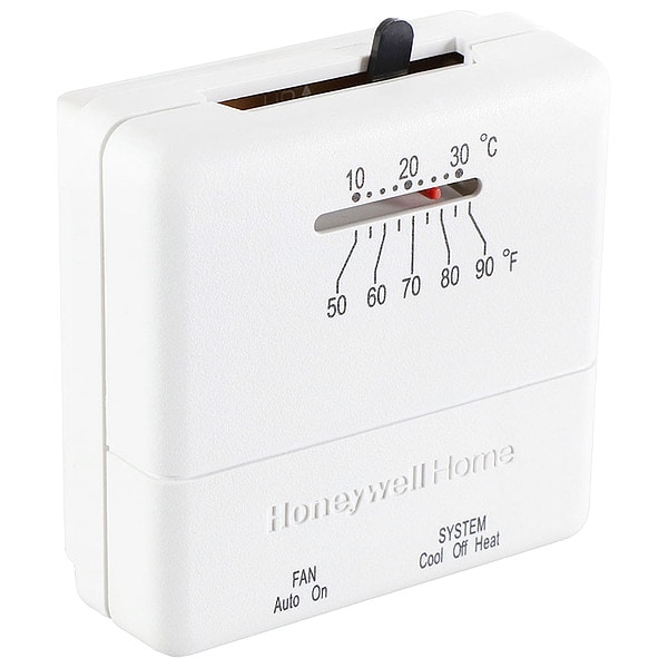 Honeywell Home MECHANICAL THERMOSTAT, 1 HEAT /1 COOL, PRE - T812C1000