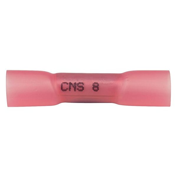Conector de empalme de terminal Velvac, 8 AWG, Rosa, PK10 - 055068-10