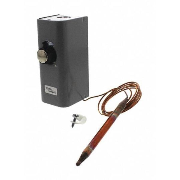 White-Rodgers 1609-105 Refrigeration Temp Control, Close on Rise, -30 Degrees to 90 Degrees F, 120/240VAC - 16 09 105S1