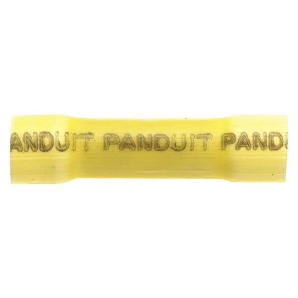 Conector de empalme de tope de Panduit, amarillo, 1.170 pulgadas, paquete de 25 - BSV10X-Q