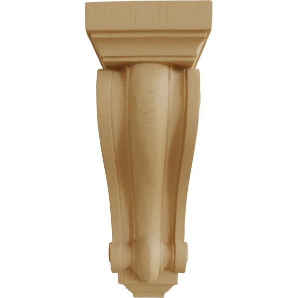 Ekena Millwork 6"W x 7 1/2"D x 16"H Devon Traditional Wood Corbel, Alder - CORW06X08X16DEAL