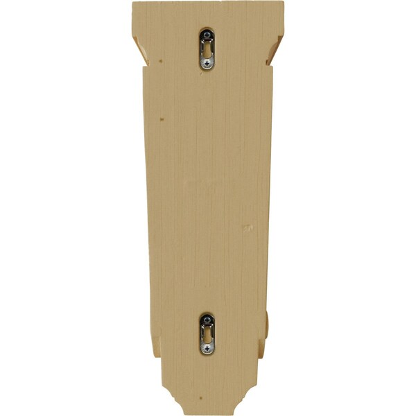 Ekena Millwork 6"W x 7 1/2"D x 16"H Devon Traditional Wood Corbel, Alder - CORW06X08X16DEAL