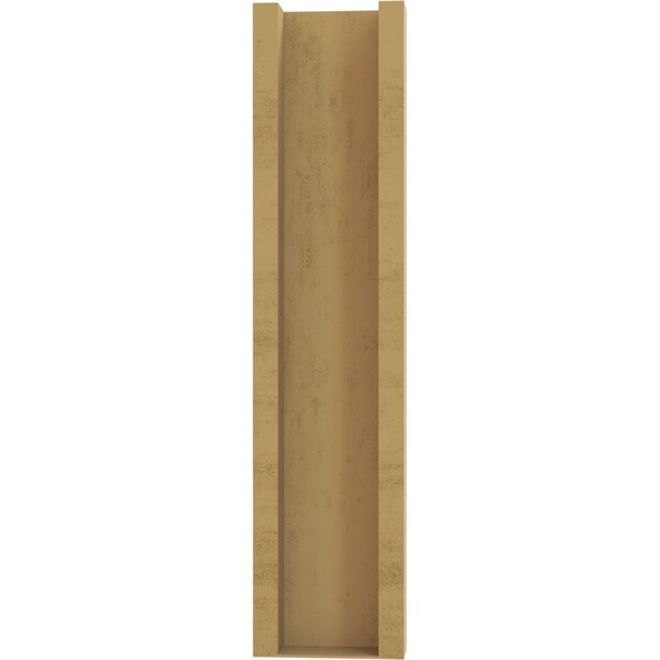 Ekena Millwork 6-in W x 18-in D x 26-in H Funston Trad Rough Cedar Woodgrain TimberThane Outlooker, Primed Tan - OUTUR060X18X26FST04RCPR