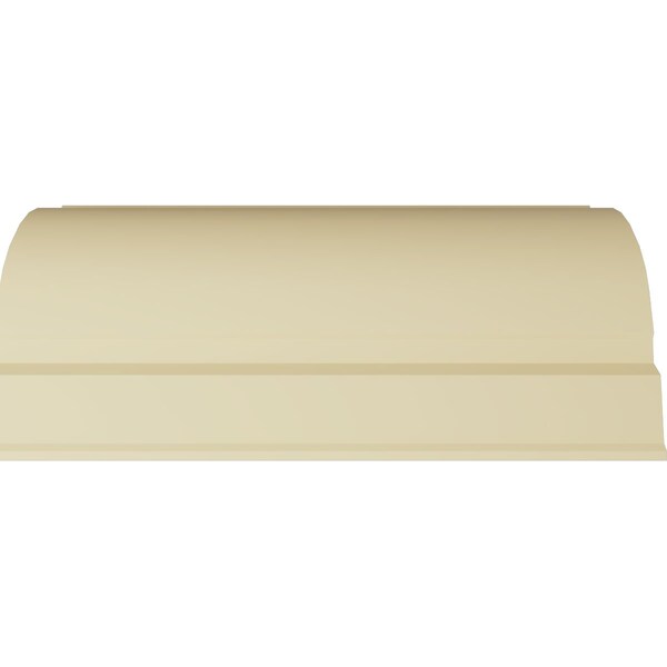 Ekena Millwork 16 3/8"H x 14 1/8"P x 21 5/8"F x 94 1/2"L, (9 5/8" Repeat), Cove Harvest Crown Moulding - MLD16X14X21HA