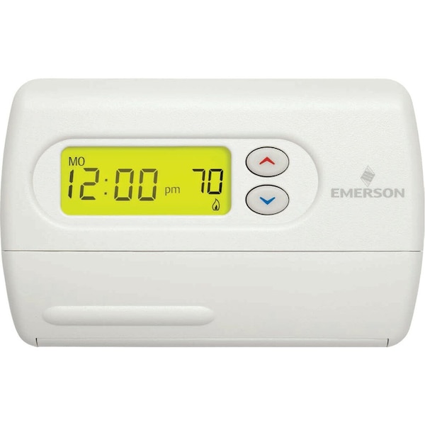 White-Rodgers Classic 80 Series Thermostats, 5-1-1 Programs, 1 H, 1 C, Hardwired/Battery, 24VAC - 01F80 361