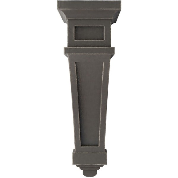 Ekena Millwork 4 1/2"W x 10"D x 13 3/4"H Arlington Wood Vintage Decor Corbel, Reclaimed Grey - CORWD04X10X13ARGY