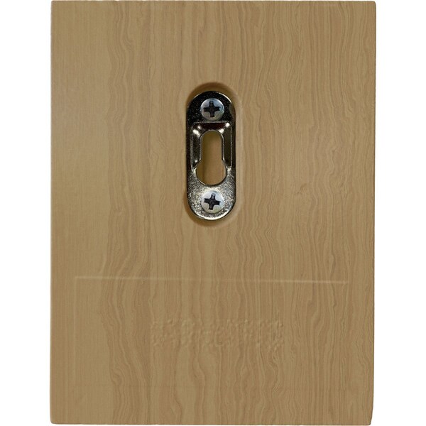 Ekena Millwork 4 1/4"W x 2 1/2"D x 5 1/2"H Medium Acanthus Block w/ Backplate Wood Corbel, Cherry - CORW04X03X06ABCH