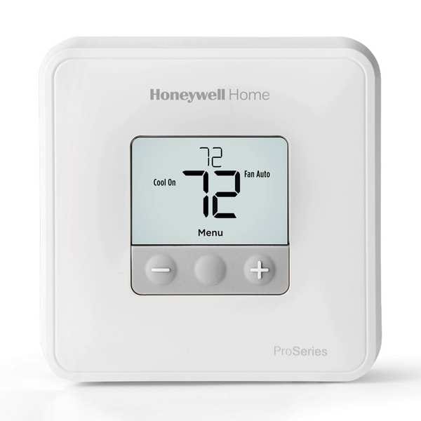 Honeywell Home Low Voltage Thermostat, 1 H, 1 C, Hardwired/Battery, 24VAC - TH1110D2009