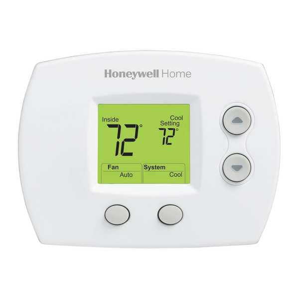 Honeywell Home Low Voltage Thermostat, 1 H, 1 C, Hardwired/Battery, 20/30VAC - TH5110D1022