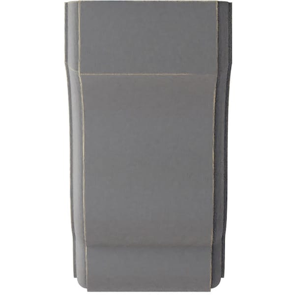 Ekena Millwork 3 1/2"W x 4"D x 6 1/2"H Capistrano Mission Wood Vintage Decor Corbel, Pebble Grey - CORWD03X04X06CPPG