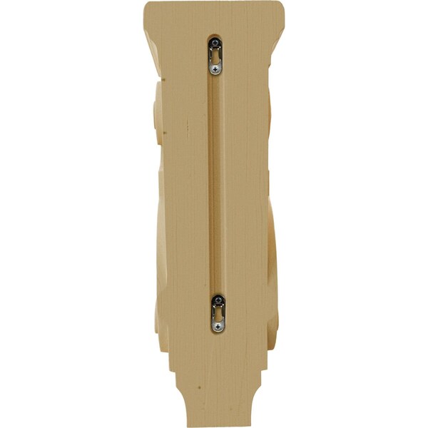 Ekena Millwork 6"W x 7 1/2"D x 18"H Extra Large Traditional Wood Corbel, Alder - CORW06X08X18TRAL