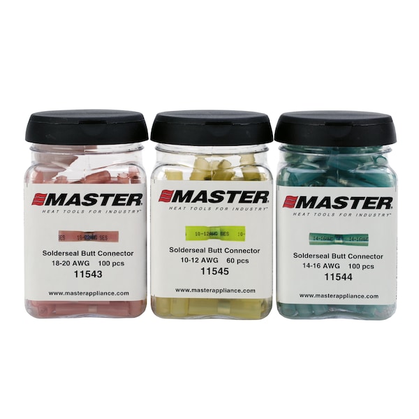 Frasco de Conectores de Empalme a Tope de Master Appliance, 14-60 AWG, Azul - 11544