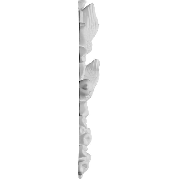 Ekena Millwork 4 3/4"W x 11 3/4"H x 1 3/8"P Bird Drop Onlay - ONL04X11X01BI