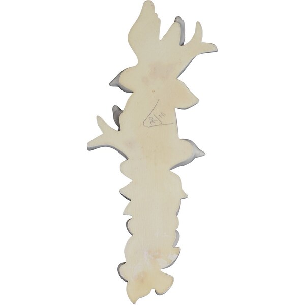 Ekena Millwork 4 3/4"W x 11 3/4"H x 1 3/8"P Bird Drop Onlay - ONL04X11X01BI
