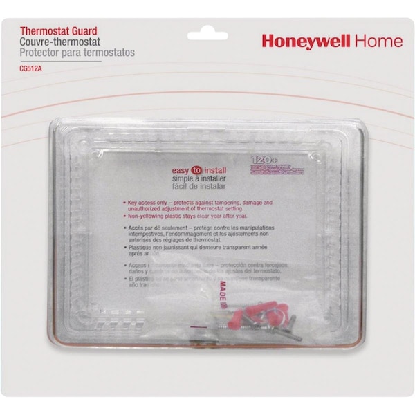 Honeywell Home Clear 9-3/4 In. 7-1/4 In. Thermostat Guard - CG512A1009