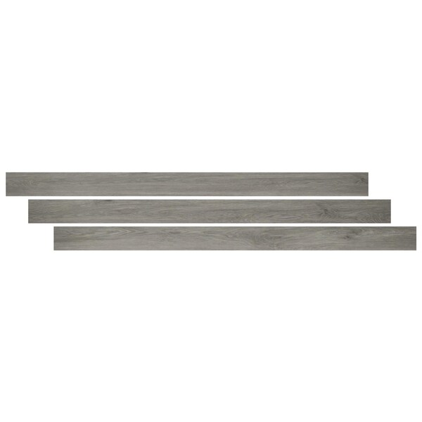 Msi LVT Trim, LVT, Gray-Light, 94 in L, 1.77 in W, Low Gloss - ZOR-LVT-TR-0699