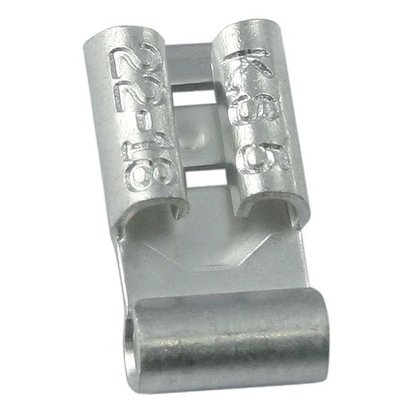 Power First Female Flag Disconnect, Desnudo, 22-18AWG, PK100 - 5UGN2