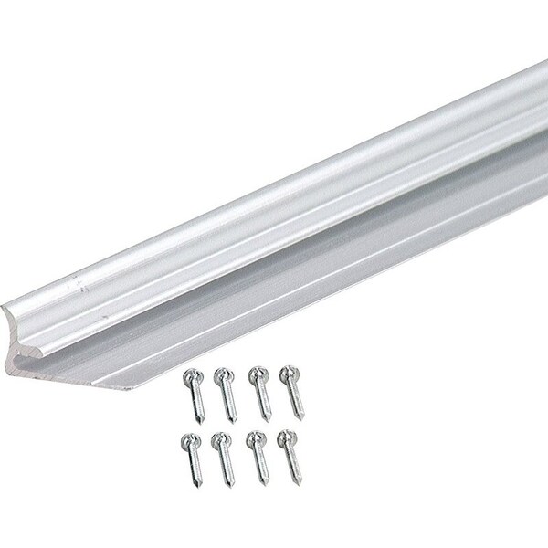 M-D Building Products Cove Moulding with Nail, Aluminum, Silver - 70045