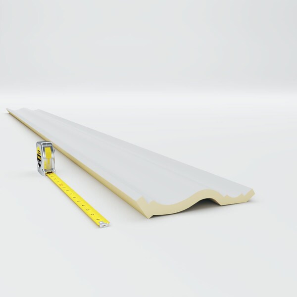 Ekena Millwork 7 3/8"H x 5 3/4"P x 9 1/4"F x 94 1/2"L Jackson Crown Moulding - MLD07X06X09JA
