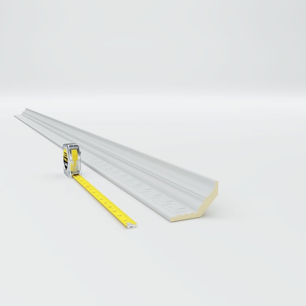 Ekena Millwork 3 1/2"H x 2 1/4"P x 4 1/4"F x 94 1/2"L Eris Crown Moulding - MLD03X02X04ER