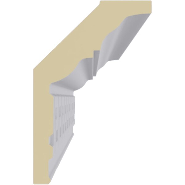 Ekena Millwork 3 1/2"H x 2 1/4"P x 4 1/4"F x 94 1/2"L Eris Crown Moulding - MLD03X02X04ER