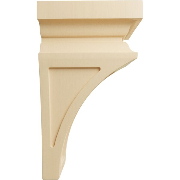 Ekena Millwork 5"W x 5 3/4"D x 10"H Medium Nevio Wood Corbel, Maple - CORW05X05X10NEMA