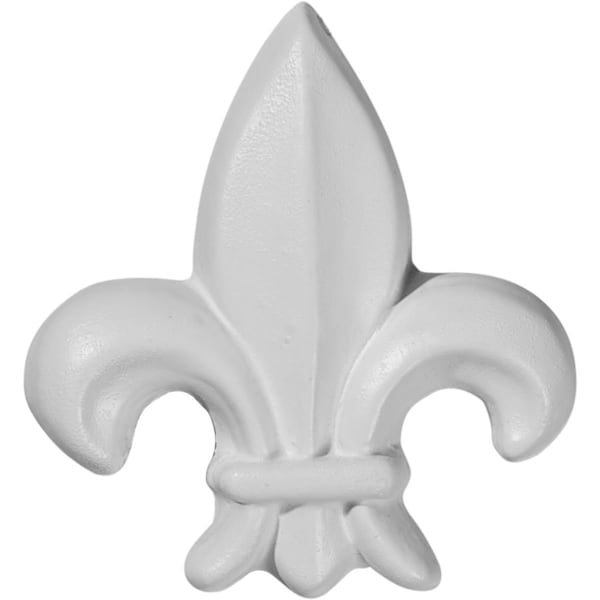 Ekena Millwork 2 1/8"W x 2 1/4"H x 3/8"P Swindon Fleur de Lis Onlay - ONL02X02SW