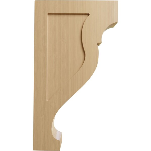 Ekena Millwork 3 1/8"W x 10"D x 18"H Extra Large Rockport Wood Corbel, Cherry - CORW03X10X18RKCH