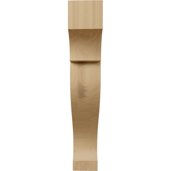 Ekena Millwork 3 1/8"W x 10"D x 18"H Extra Large Rockport Wood Corbel, Cherry - CORW03X10X18RKCH