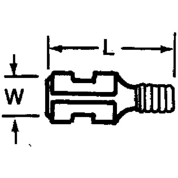 Desconexión hembra Scotchlok de 3M, desnuda, calibre 16-14AWG, paquete de 100 - MU14-250DFX