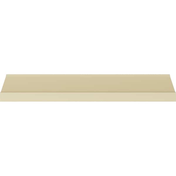 Ekena Millwork 2 1/4"H x 2 1/2"P x 3 5/8"F x 94 1/2"L, (1 5/8" Repeat) Foster Running Coin Crown Moulding - MLD03X02X04FO