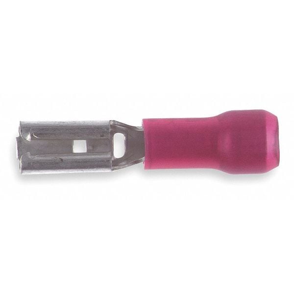 Desconexión hembra Sta-Kon, Roja, calibre 22 a 18, paquete de 100 - RA18-110F