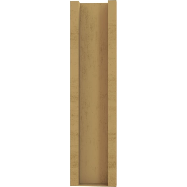 Ekena Millwork 5 1/2-in W x 14-in D x 22-in H Balboa Block Rough Cedar Woodgrain TimberThane Outlooker, Primed Tan - OUTUR055X14X22BOA44RCPR