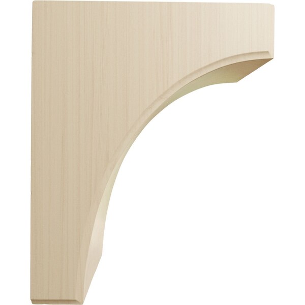 Ekena Millwork 5 1/4"W x 8"D x 10"H Clarksville Bracket, Rubberwood - BKTW05X08X10CVRW