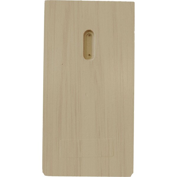 Ekena Millwork 5 1/4"W x 8"D x 10"H Clarksville Bracket, Rubberwood - BKTW05X08X10CVRW