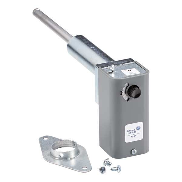 Johnson Controls Fan and Limit Control, Open on Rise, 25 Degrees to 215 Degrees F, SPST, 120/208/240/277VAC - A25AN-1C