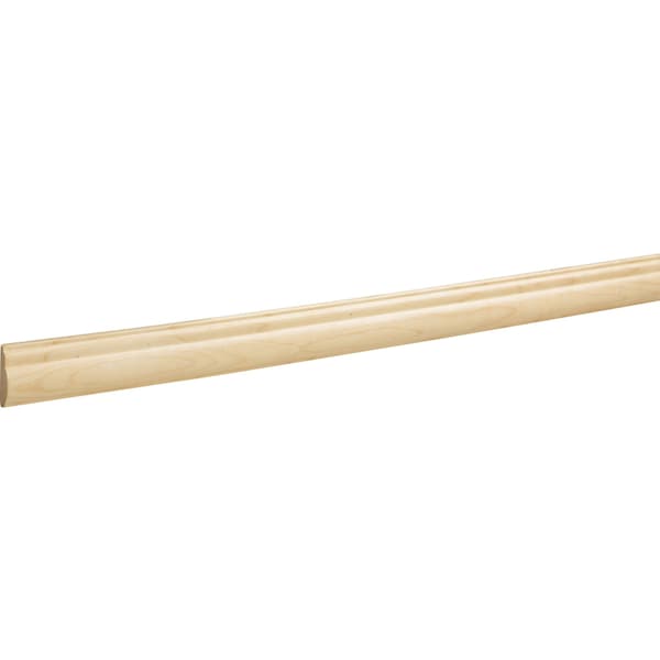 Hardware Resources Alder, 96" L, 15/16" H, Unfinished - BM2ALD