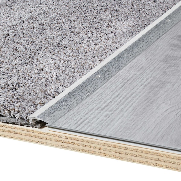 M-D Building Products Aluminum, Silver, 96 in L, 1.375 in W - 43716