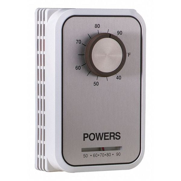 Siemens Line Volt Mechanical Tstat, Open/Close on Rise, wall, 40 Degrees  to 90 Degrees F, SPDT - 134-1084