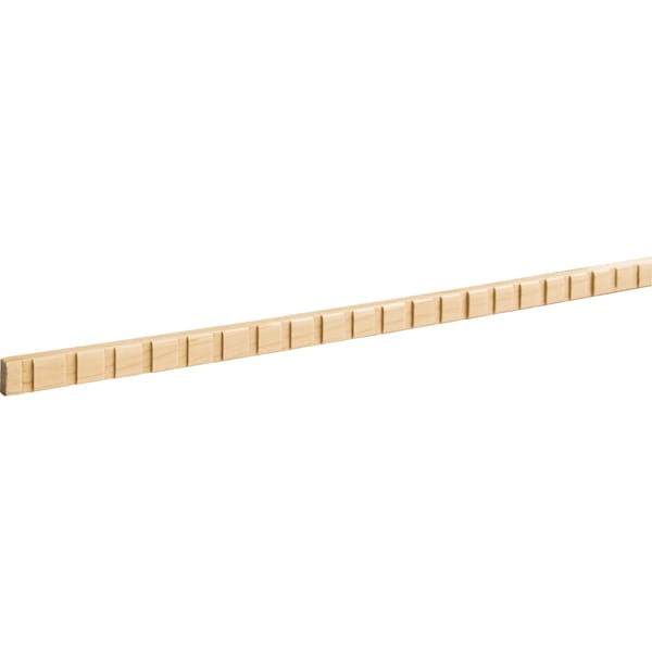 Hardware Resources Poplar, 96" L, 1/2" H, Unfinished - DEN5POP