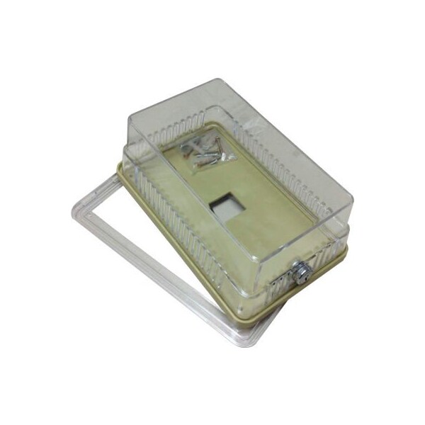 International Refrigeration Products PSG Thermostat Guard Metal Ring Base: 6.75 Hx4.5 Wx3.563 D - BTGUWM