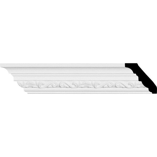 Ekena Millwork SAMPLE - 1 3/8"H x 1 3/8"P x 2"F x 12"L Caputo Crown Moulding - SAMPLE-MLD01X01X02CA