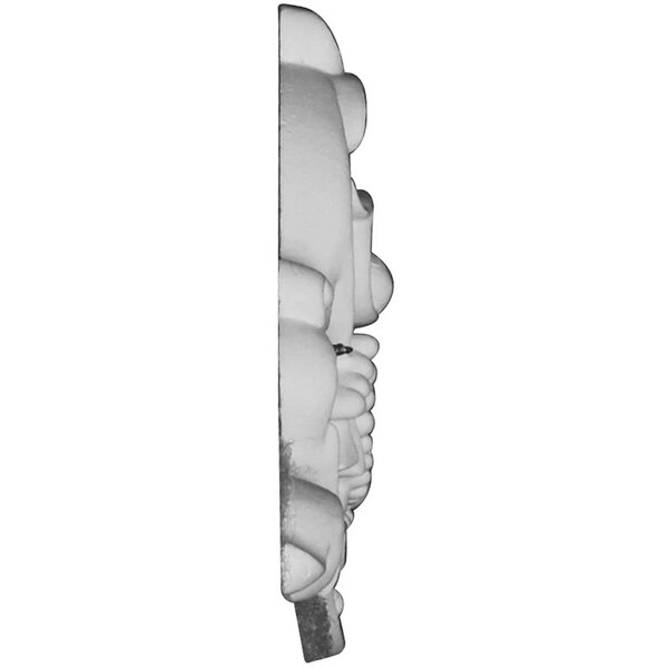 Ekena Millwork 4 1/4"W x 5 3/4"H x 3/8"P Colton Flower Onlay, Right - ONL04X06X00CO-R