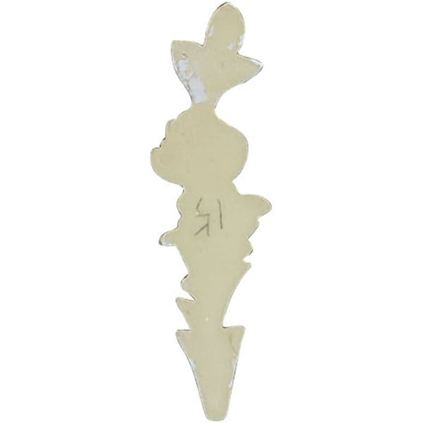 Ekena Millwork 1 1/4"W x 4 1/2"H x 3/8"P Hillsborough Flower Onlay - ONL01X05X00HI