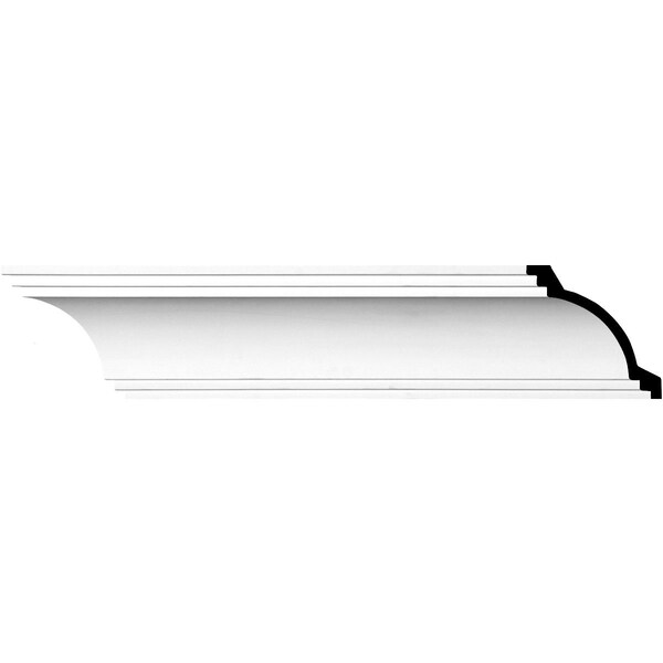 Ekena Millwork SAMPLE - 5 7/8"H x 5 7/8"P x 8 3/8"F x 12"L Kent Crown Moulding - SAMPLE-MLD06X06X08KE