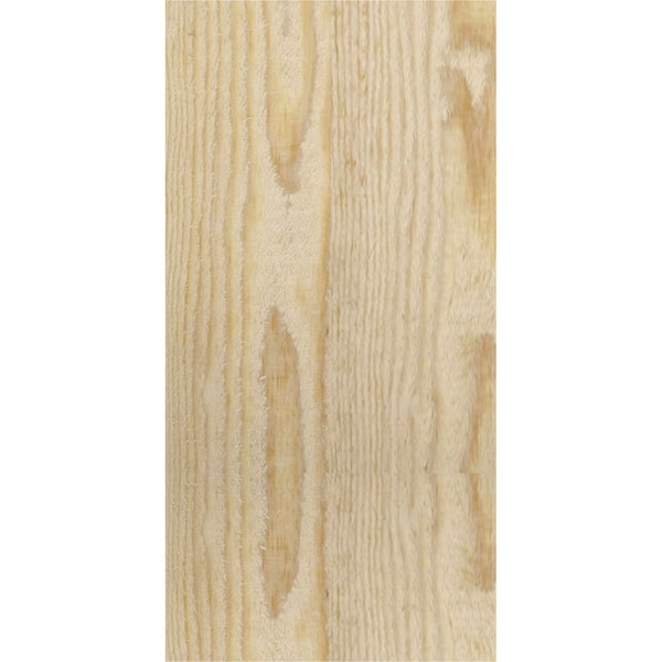 Ekena Millwork Traditional Block Rough Sawn Outlooker, Douglas Fir, 6"W x 12"D x 12"H - OUT06X12X12TRA05RDF