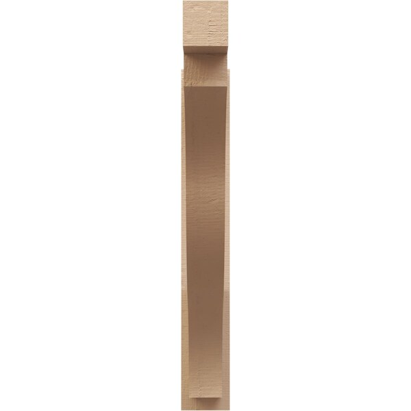 Ekena Millwork 6-in W x 42-in D x 42-in H Funston Block Rough Cedar Woodgrain TimberThane Outlooker, Primed Tan - OUTUR060X42X42FST44RCPR