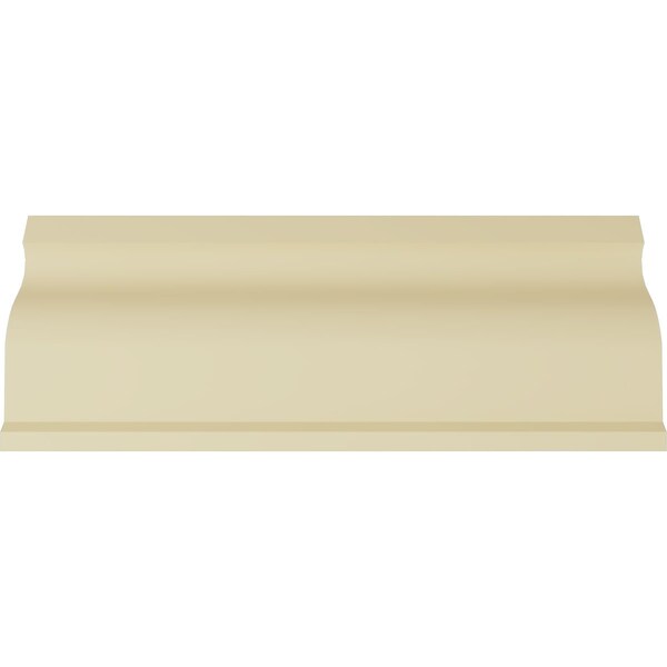 Ekena Millwork 9 1/8"H x 3 3/4"P x 9 7/8"F x 94 1/4"L, (4" Repeat), Woodruff Crown Moulding - MLD09X03X09WF